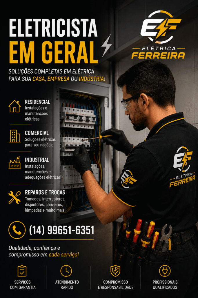 Eletricista em Bauru